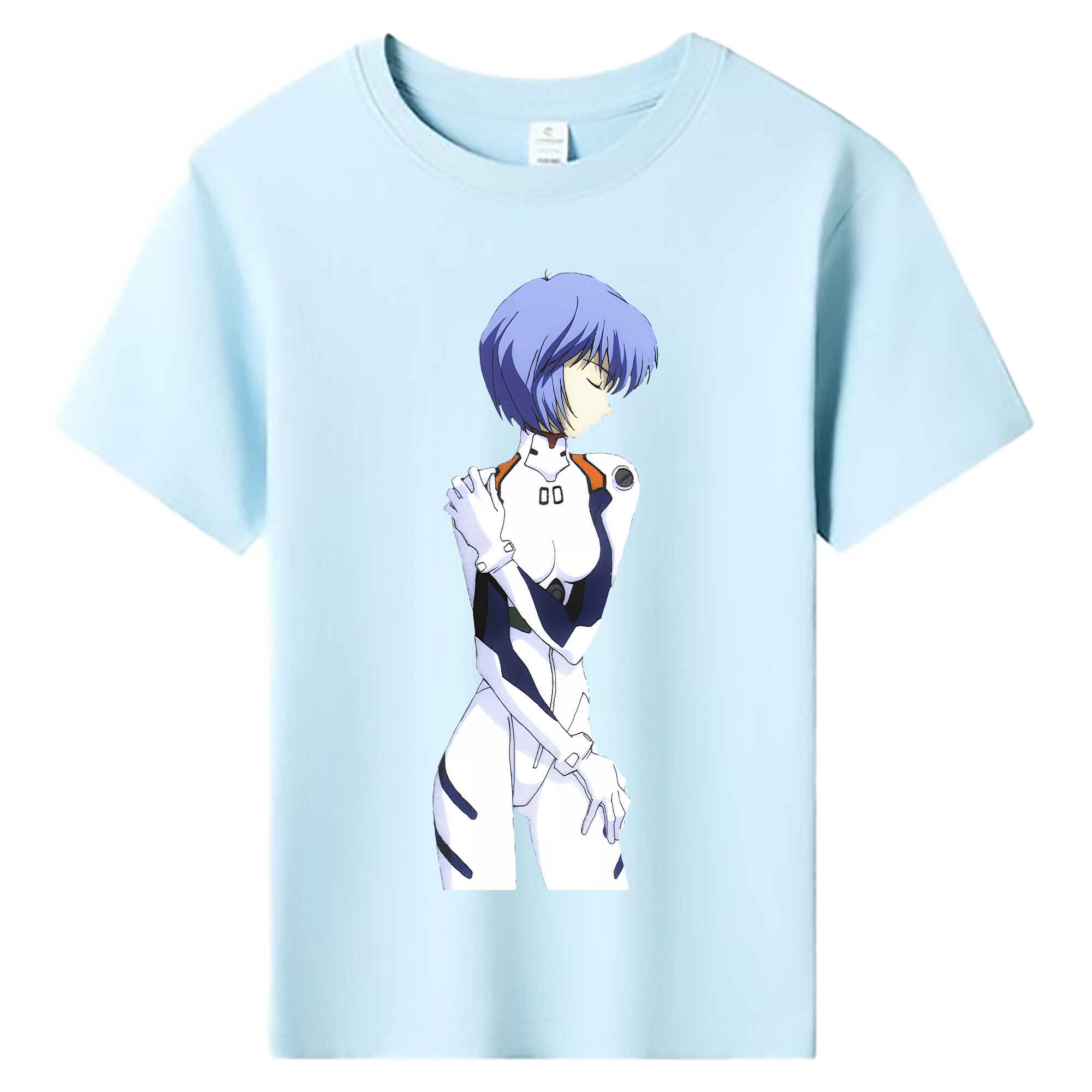 （画像用） EVA 新世紀エヴァンゲリオン 綿100％キッズTシャツ（フロントプリント）